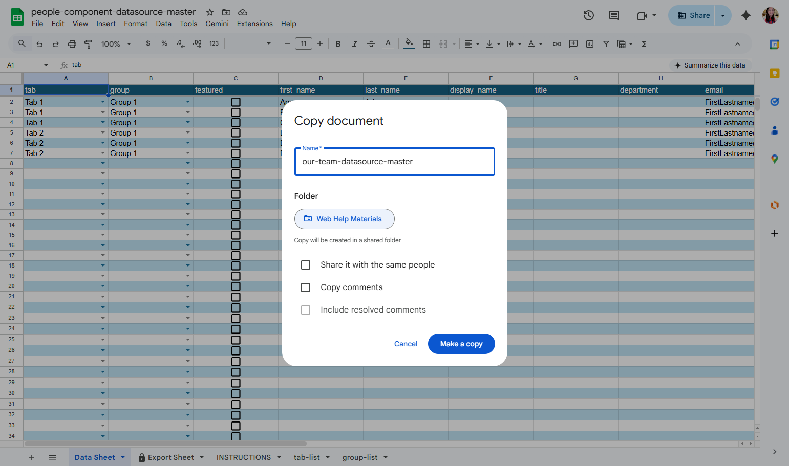 You can also move it into a folder on your Google Drive for organizational purposes.