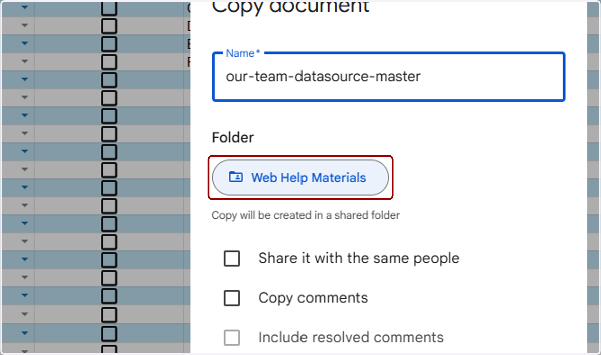 You can also move it into a folder on your Google Drive for organizational purposes.