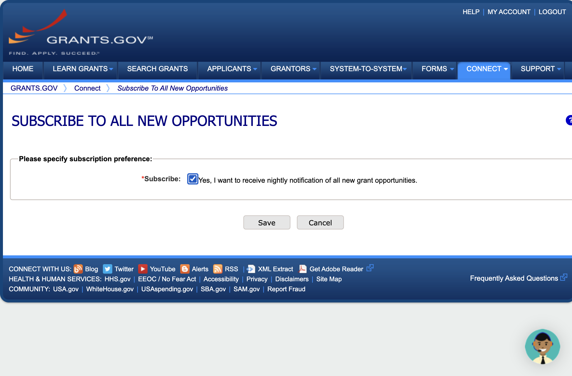 Check allNewOppsForm:allNewOppCheckbx