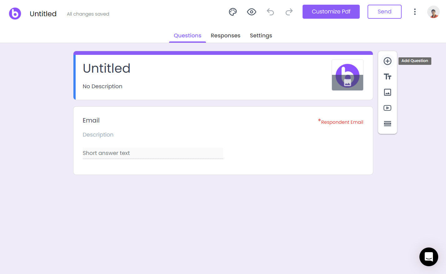 Click on Add Question
