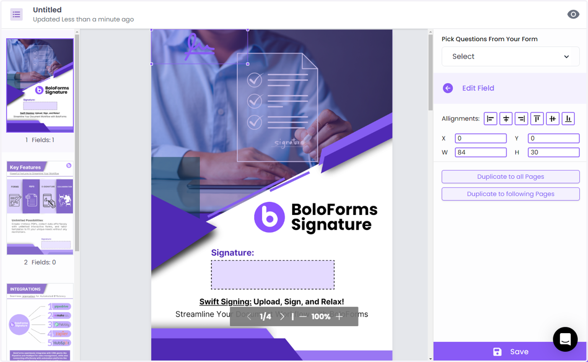 Select Signature