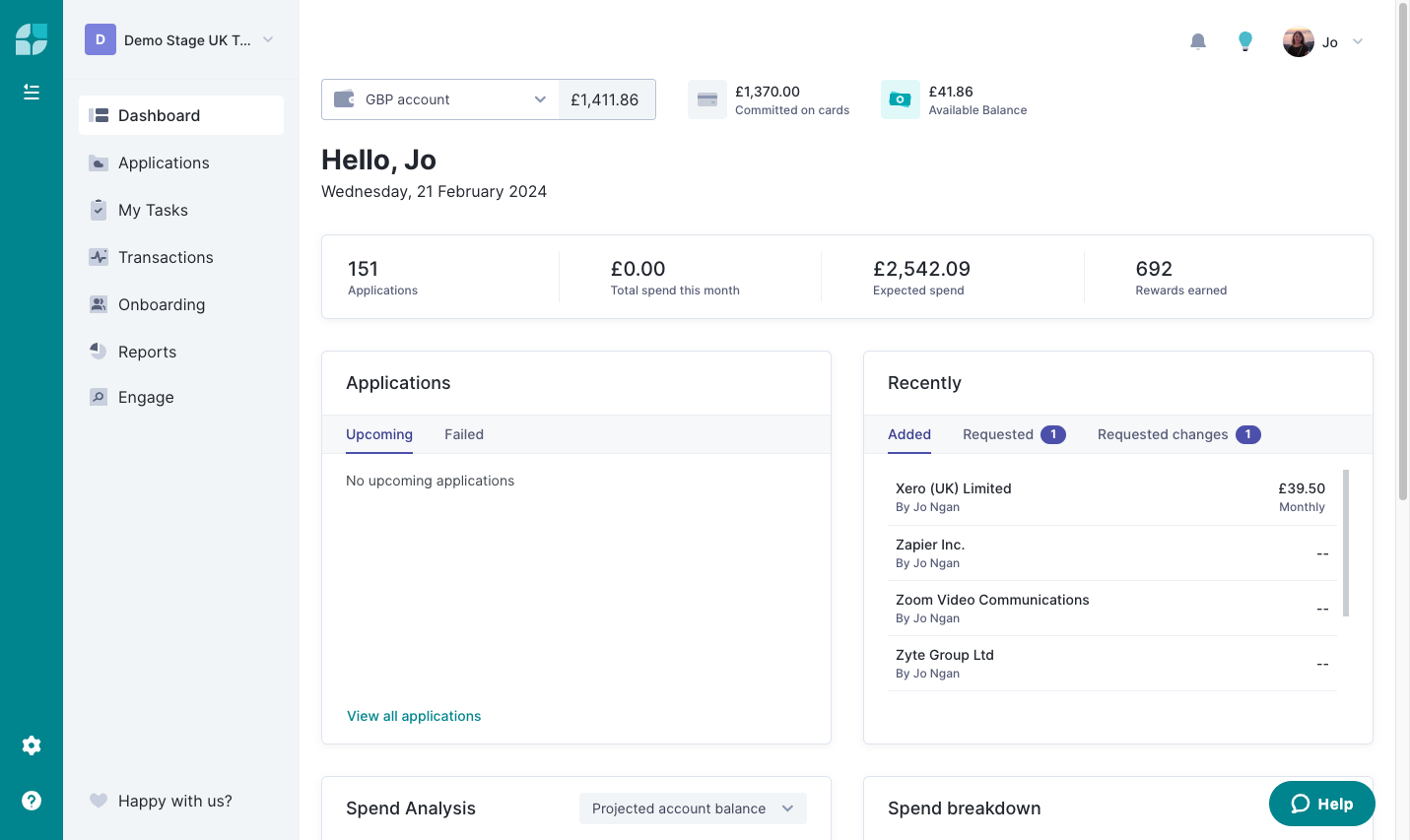 Head to Dashboard > Recently > Requested.