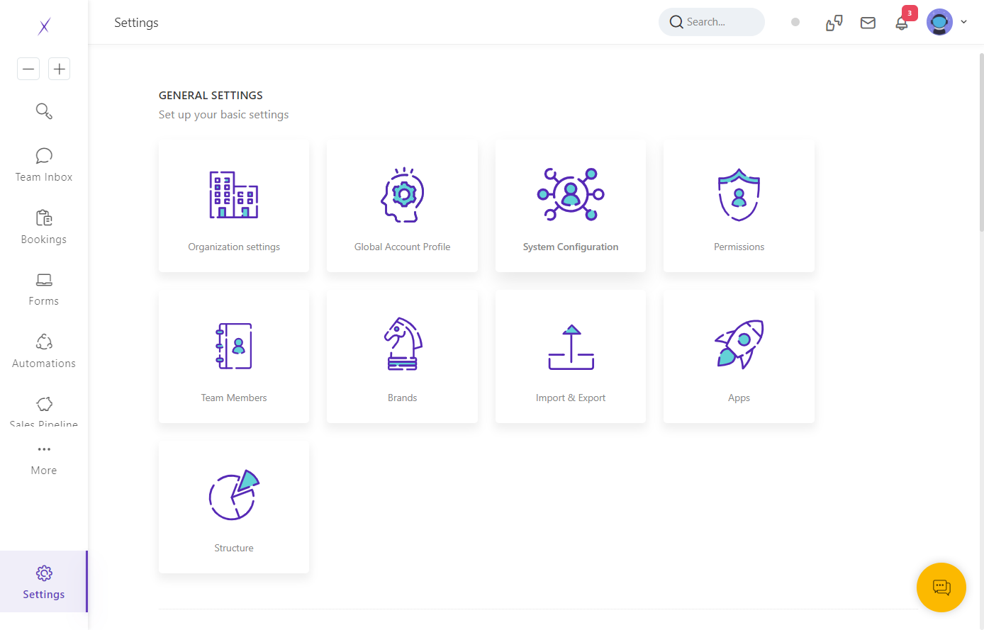 Click on System Configuration