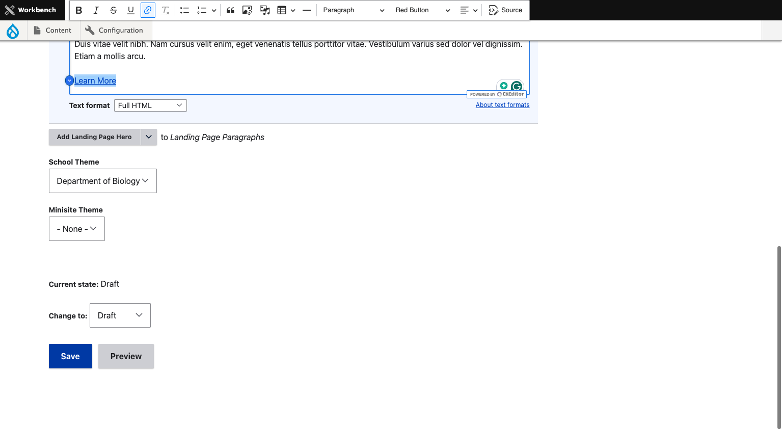 Click on Save to preview