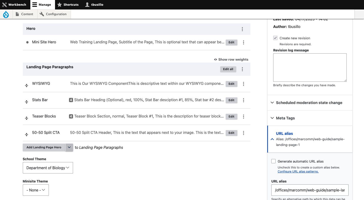 I'm adding a WYSIWYG component