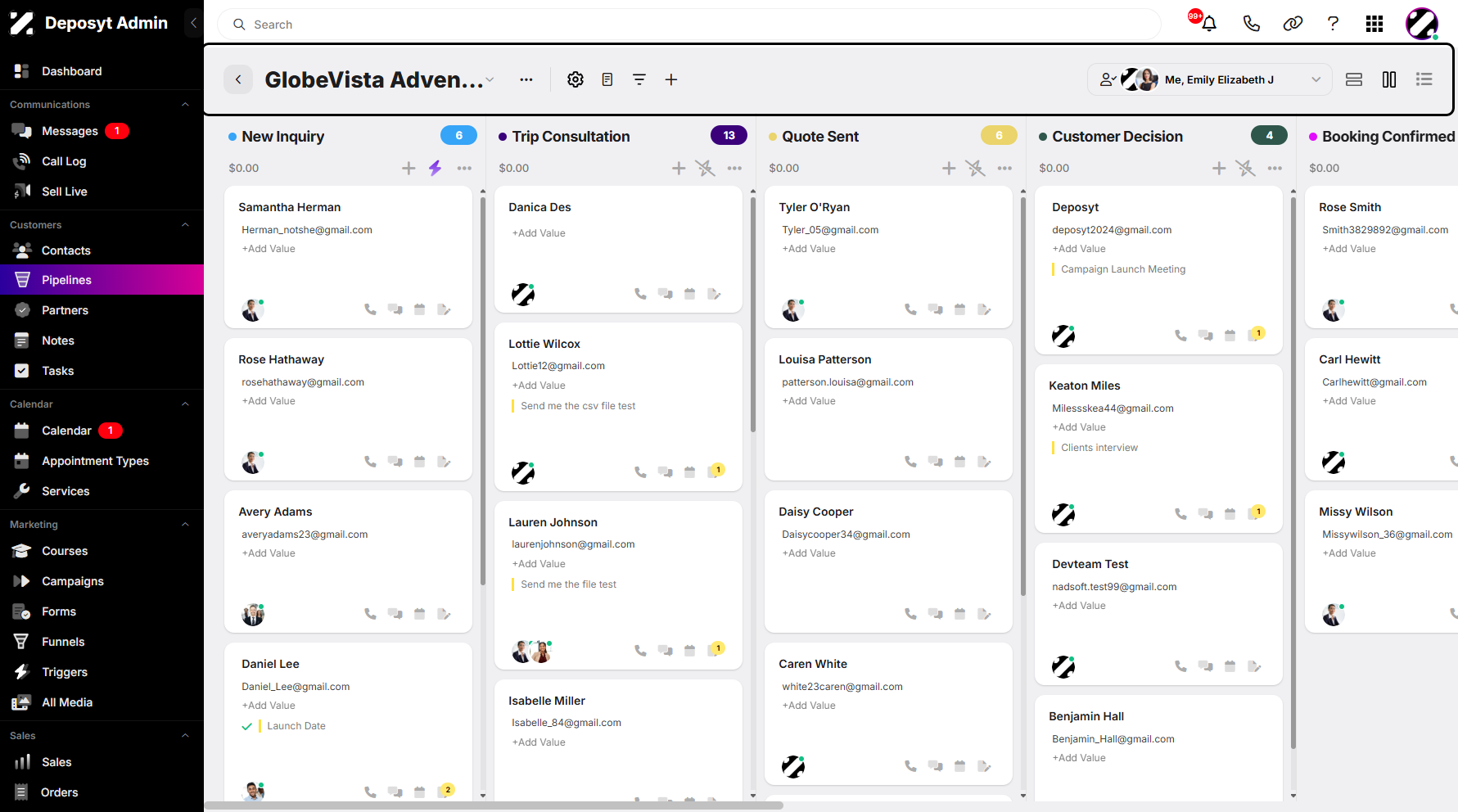 Step 1: From the selected pipeline, you will see a navigation button above the stage on the right-hand side.