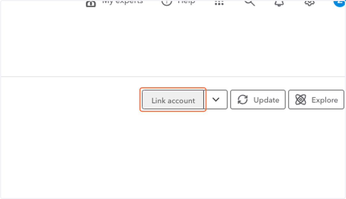 Click on Link account