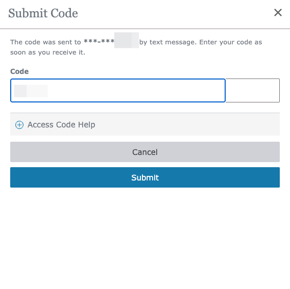Click on Submit