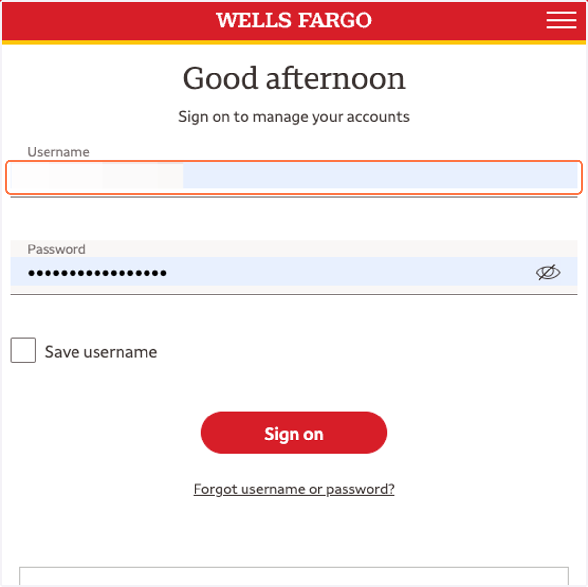 Enter Username