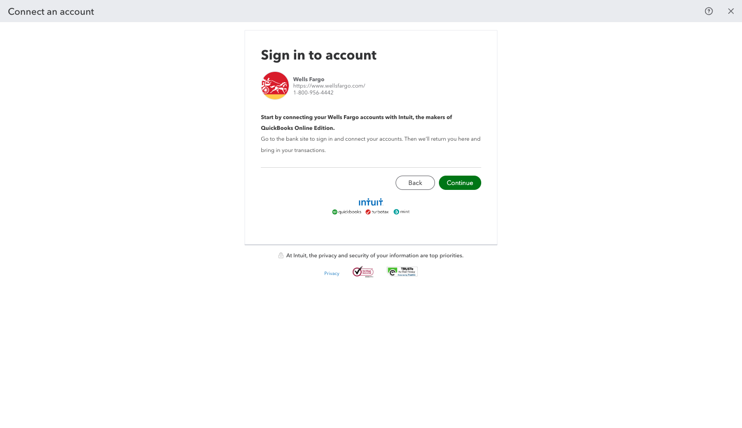 Click on Continue