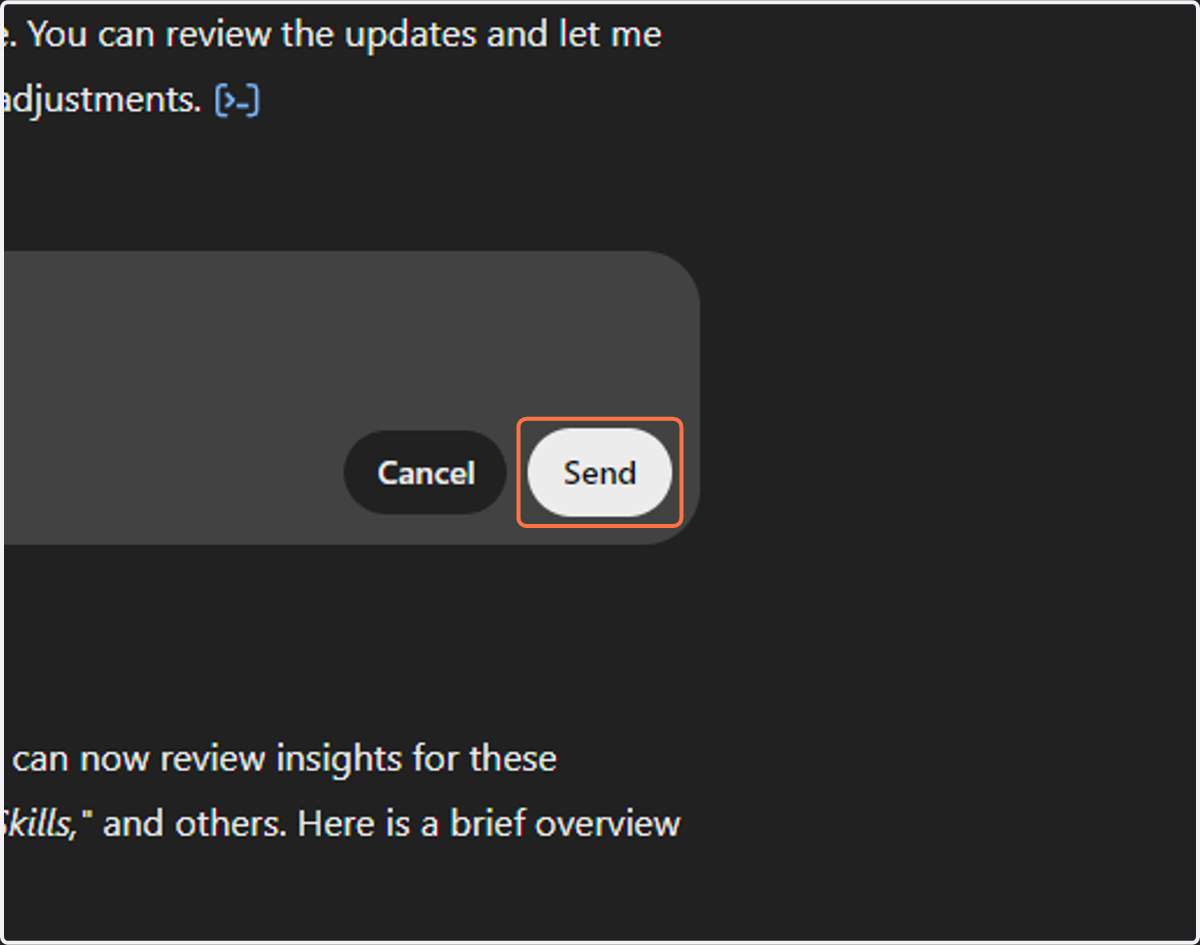 Click Send