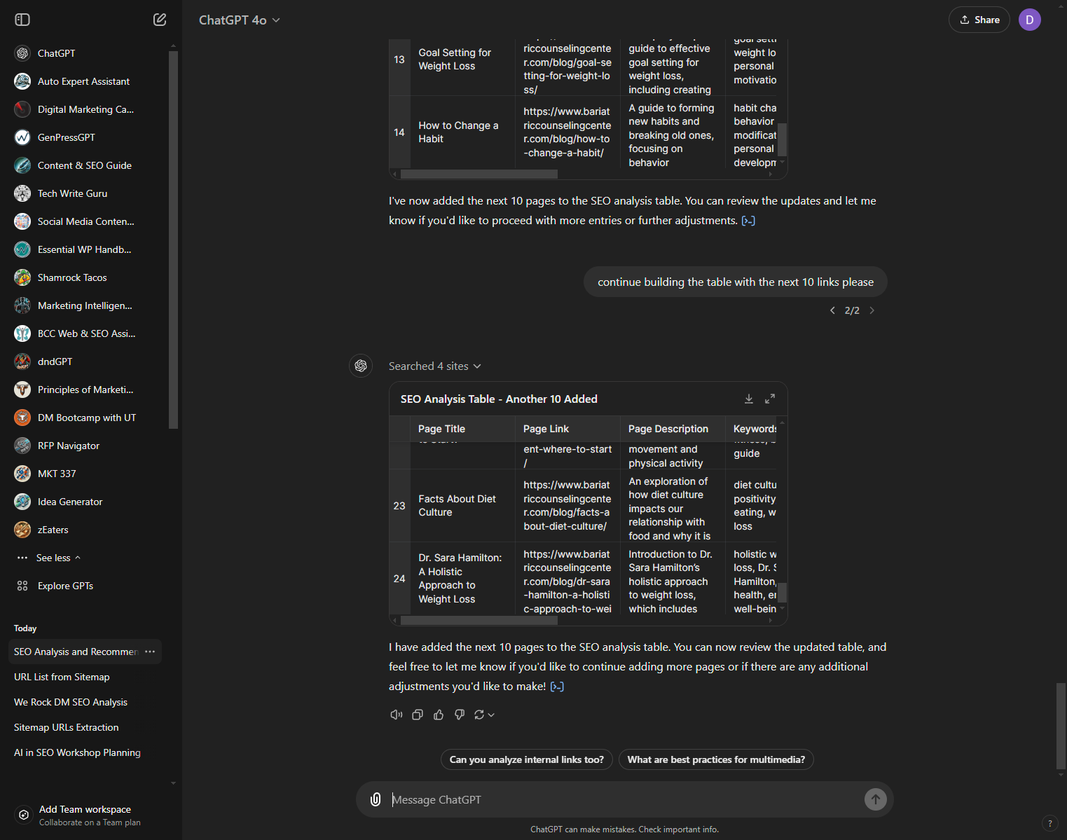 View Results