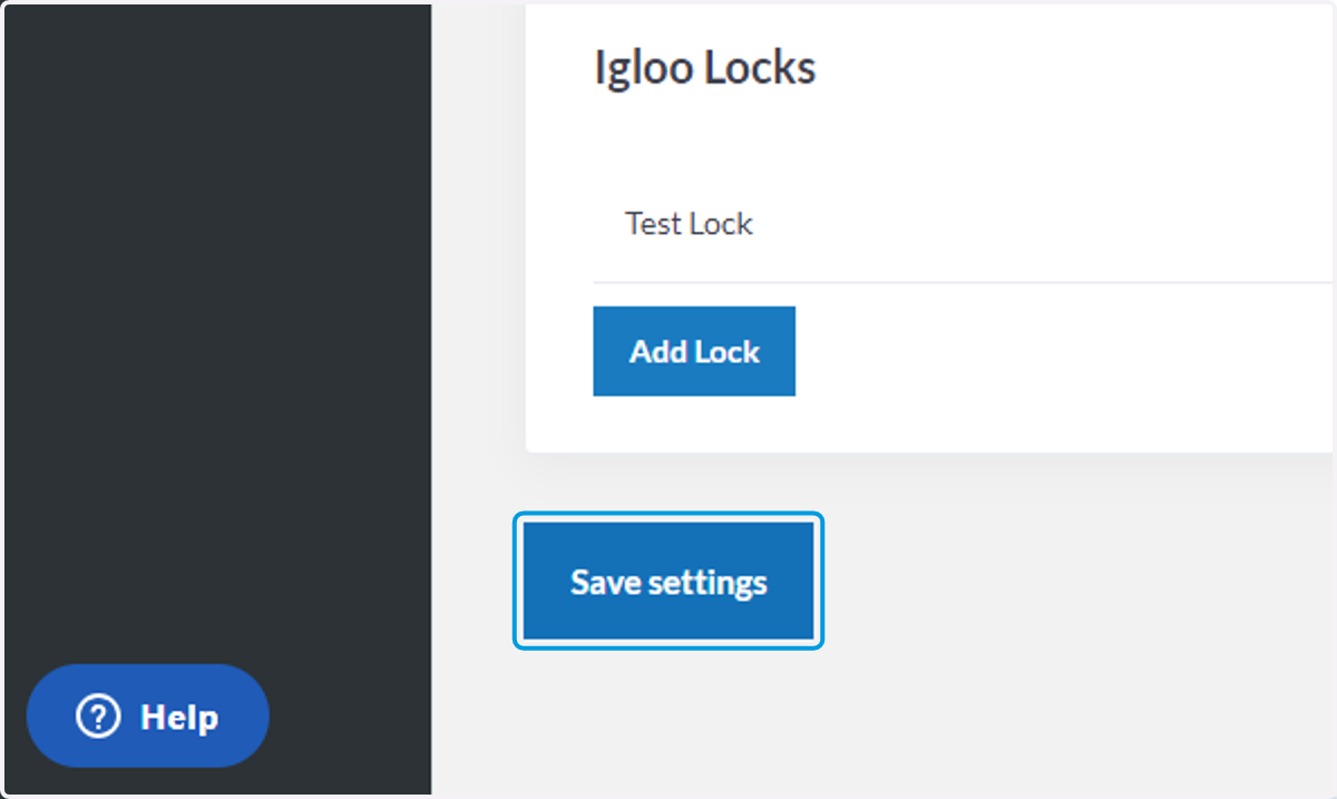 Click Save Settings