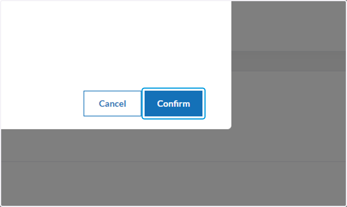 Click on Confirm