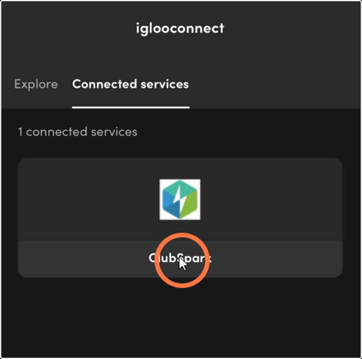Tap ClubSpark