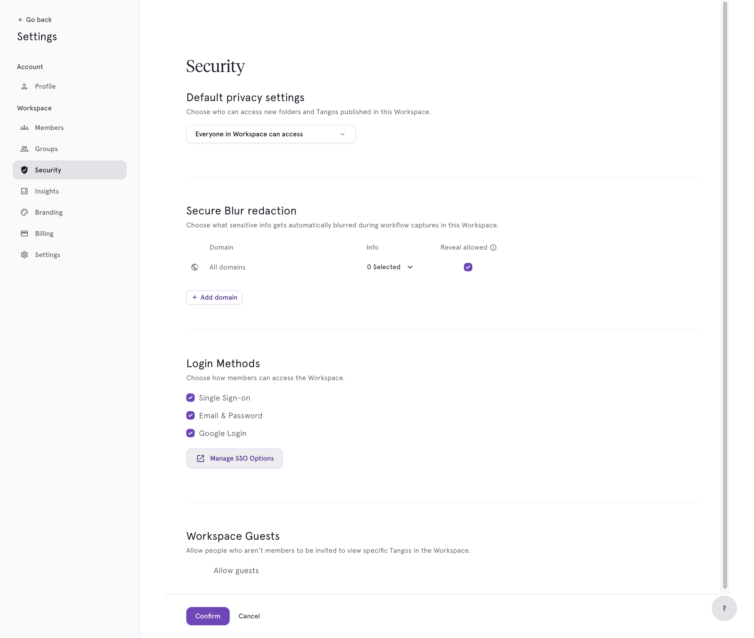 Click on Manage SSO Options