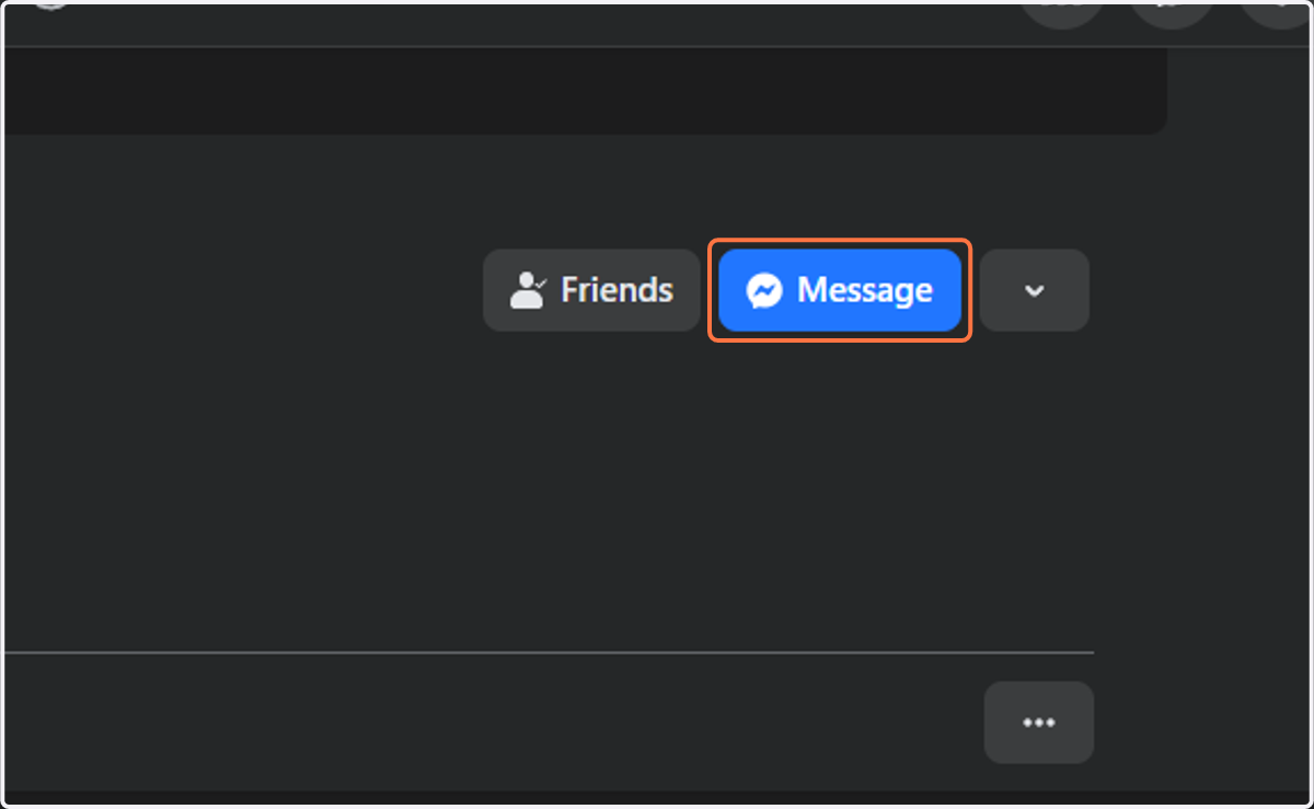 Click on Message