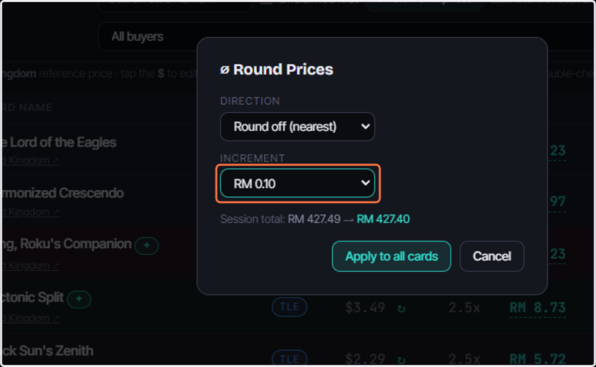 Select The Rounding