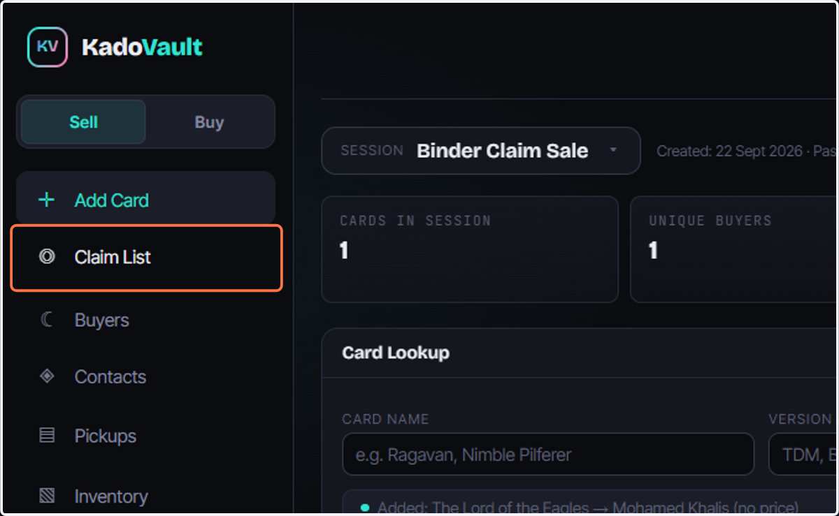 View Claimer