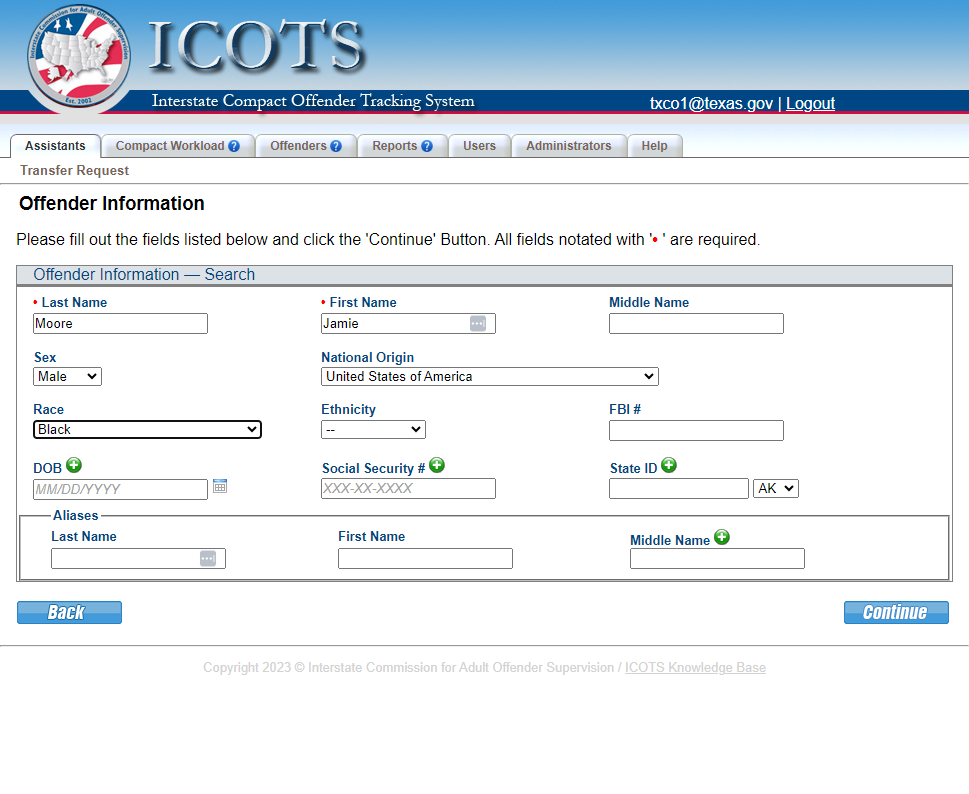 Enter all known identifiers to improve search results.