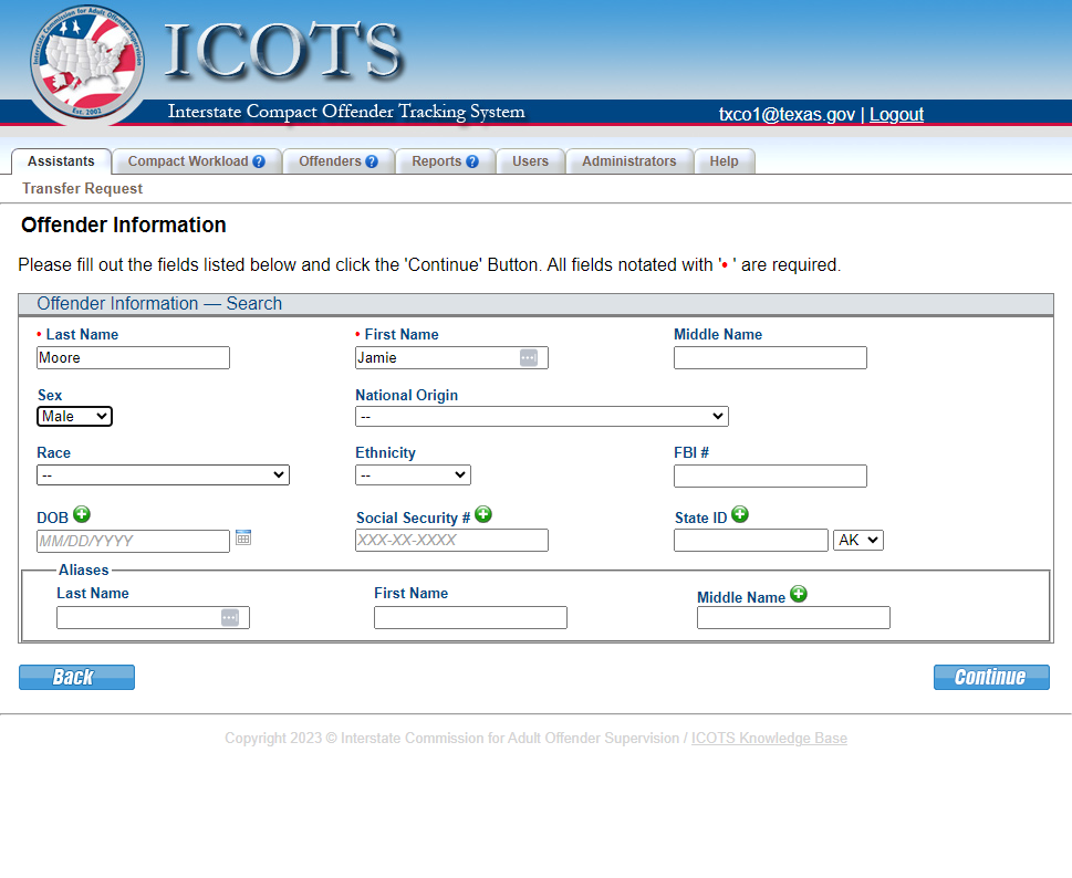 Enter all known identifiers to improve search results.