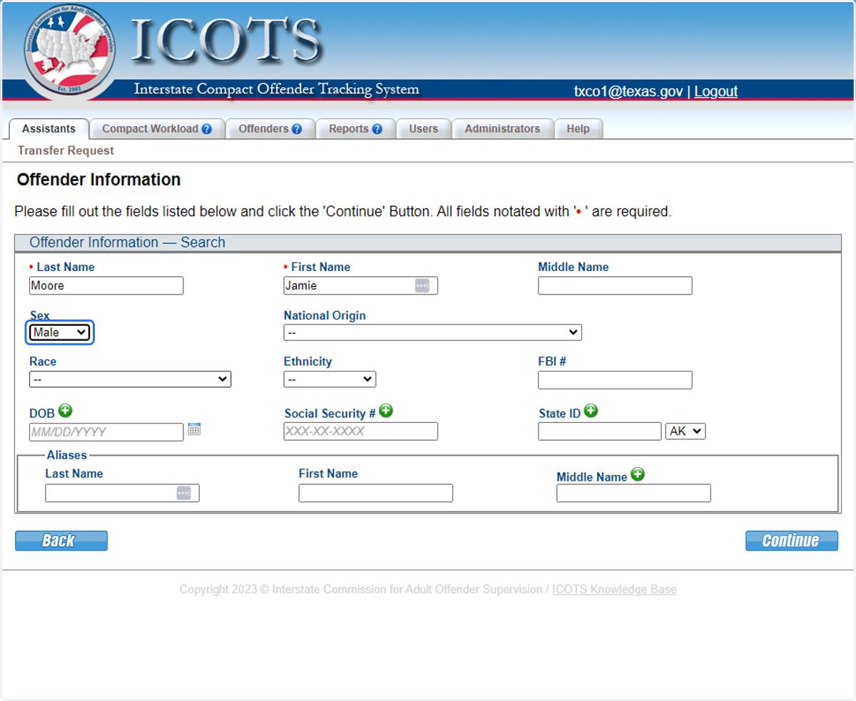 Enter all known identifiers to improve search results.