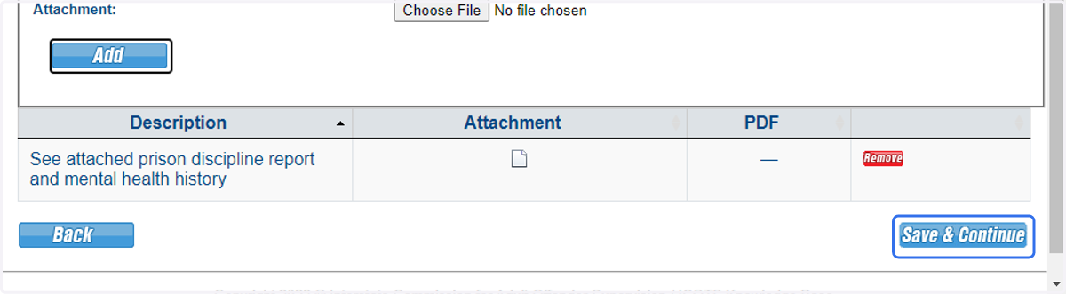 Click Save & Continue.