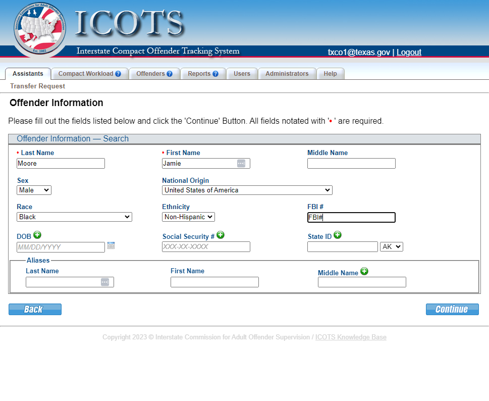 Enter all known identifiers to improve search results.
