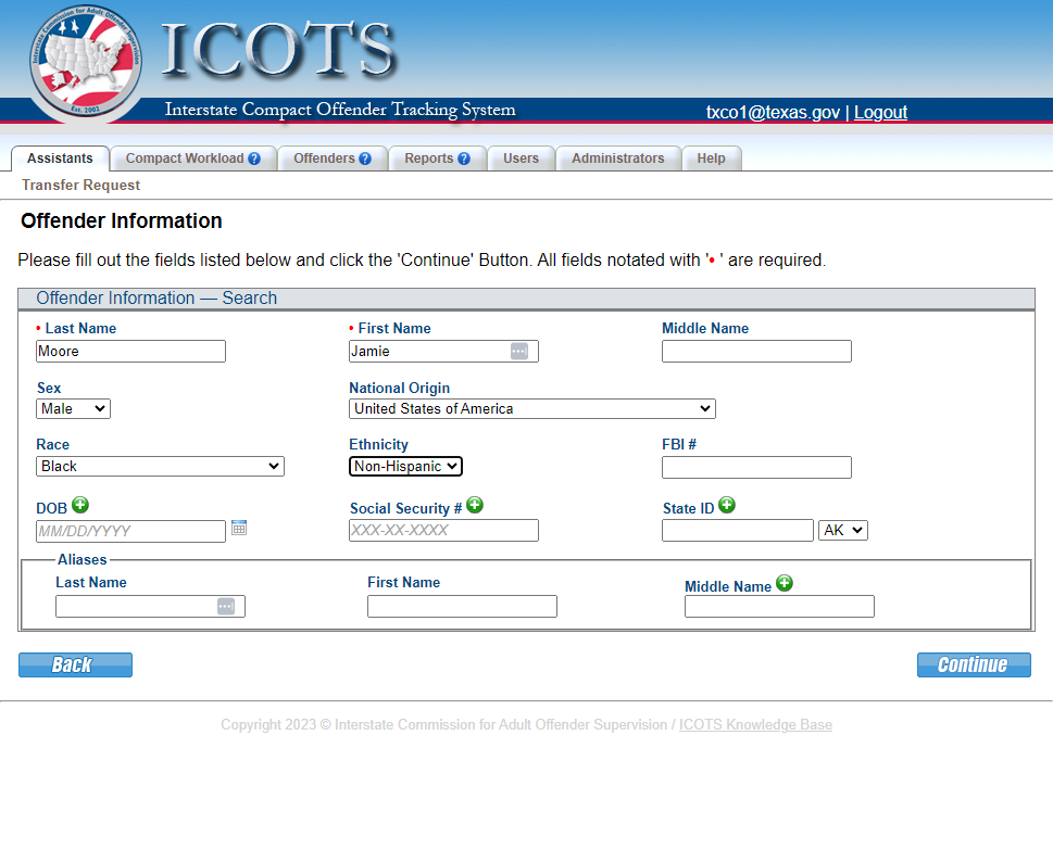 Enter all known identifiers to improve search results.