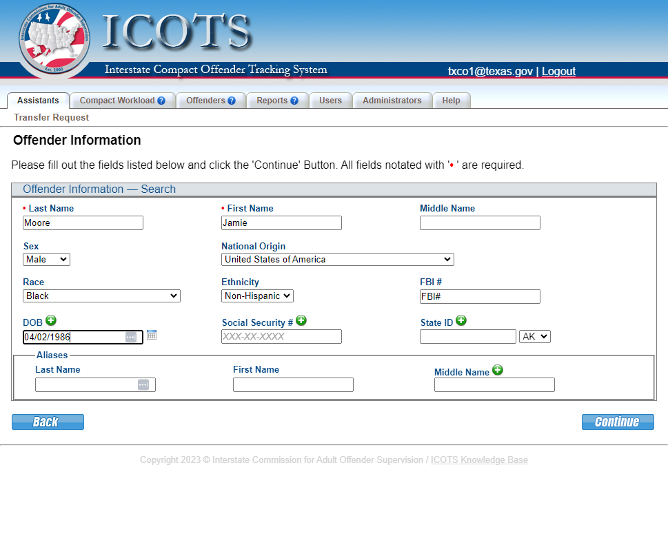 Enter all known identifiers to improve search results.