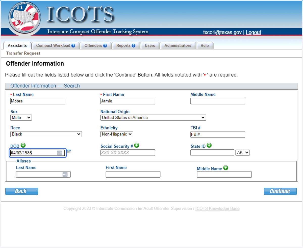 Enter all known identifiers to improve search results.