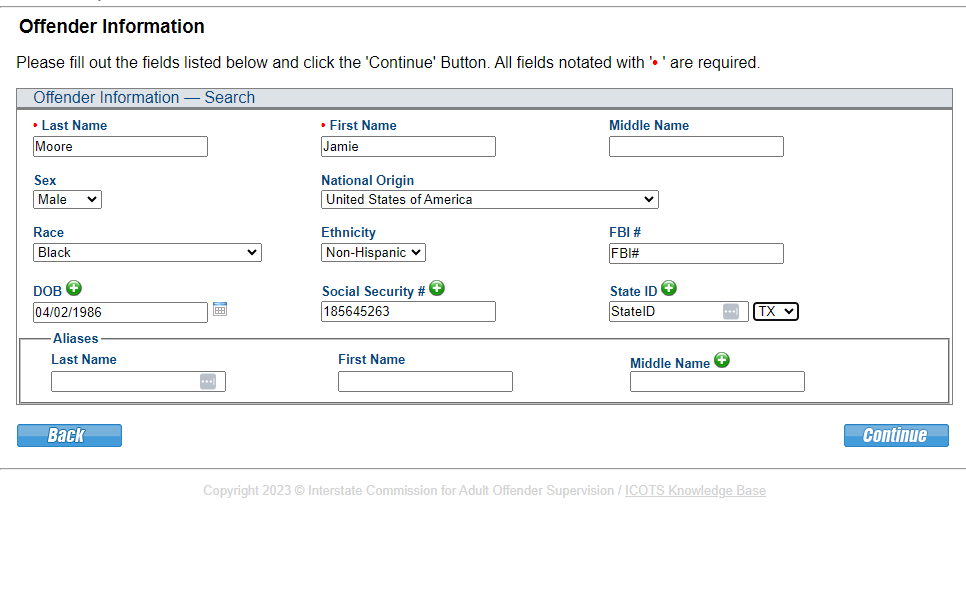 Enter all known identifiers to improve search results.