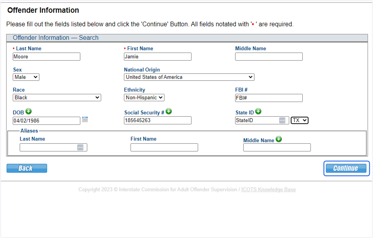 Enter all known identifiers to improve search results.