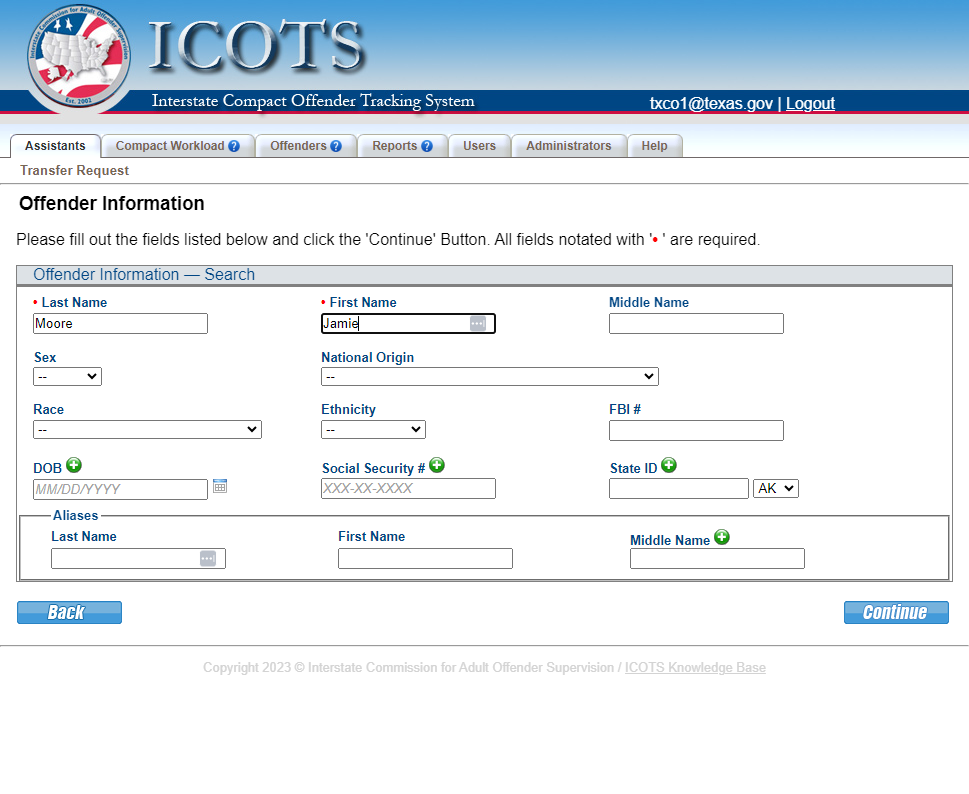 Enter all known identifiers to improve search results.