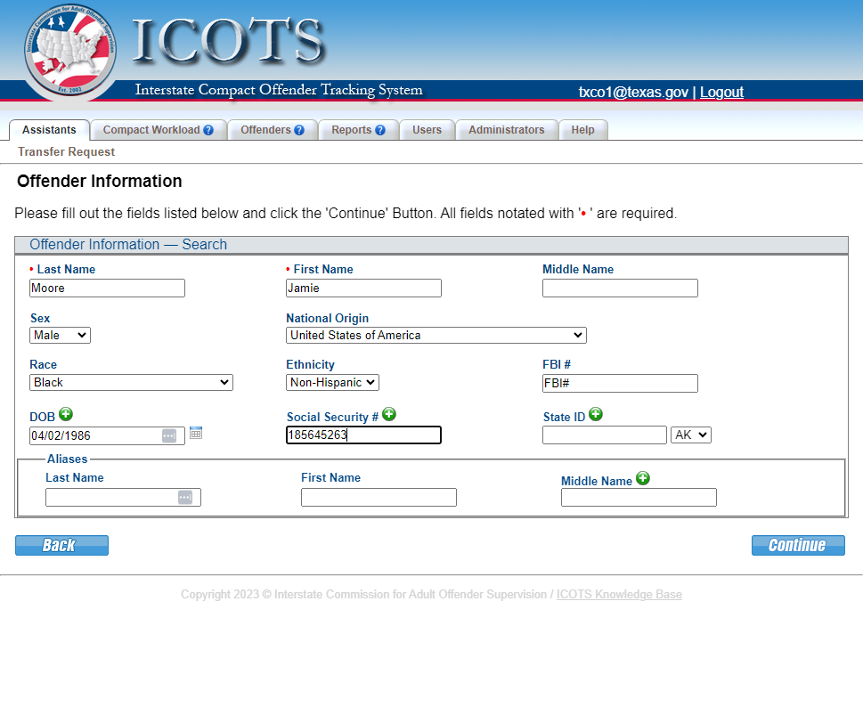 Enter all known identifiers to improve search results.