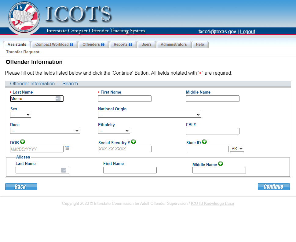 Enter all known identifiers to improve search results.