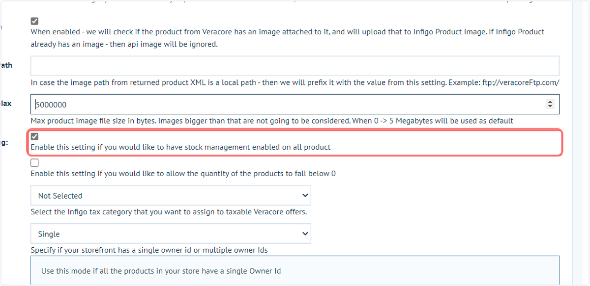 Manage Inventory Tracking