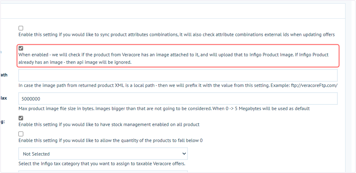 Import Product Images on sync