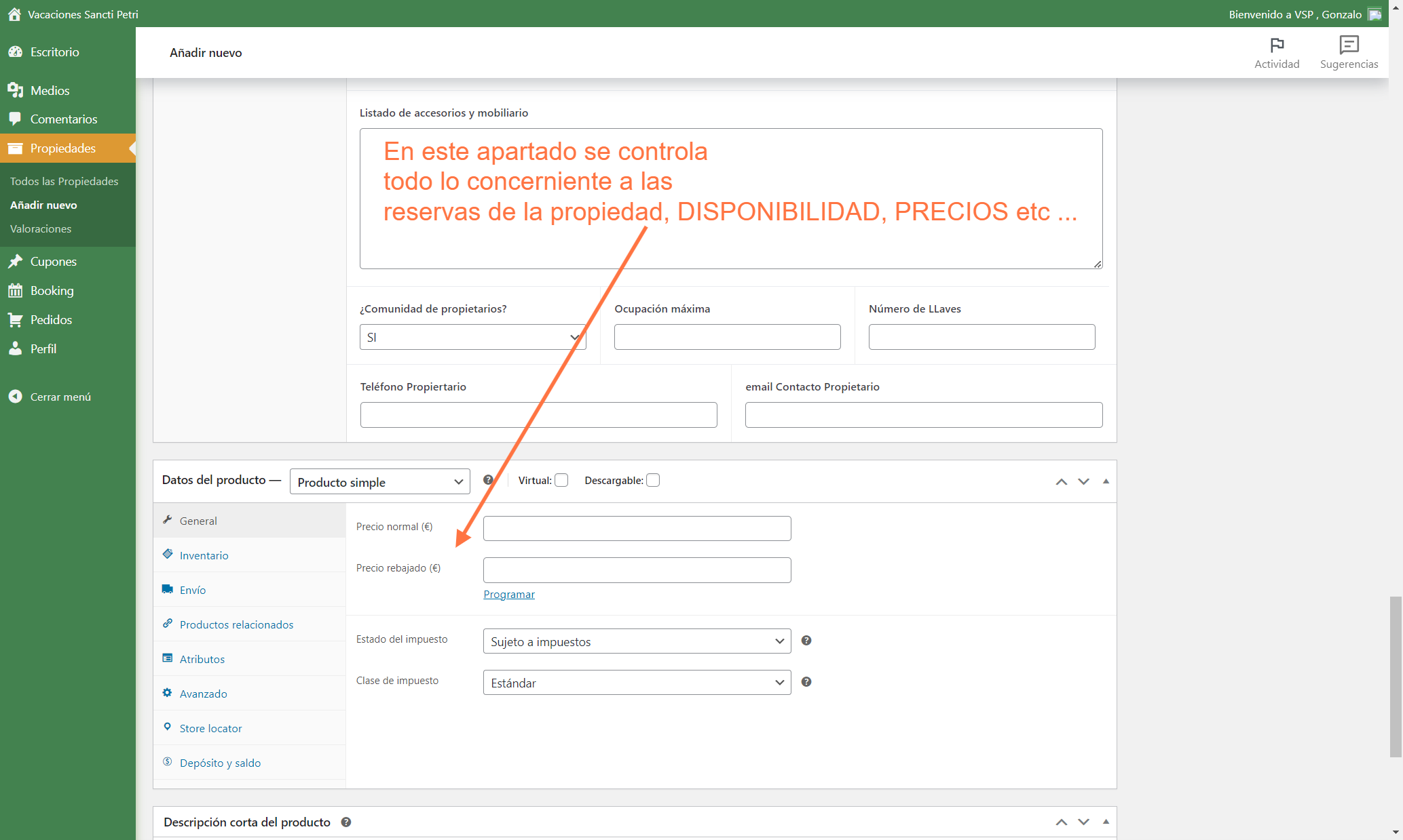 CODIFICACIÓN DATOS PROPIEDAD
