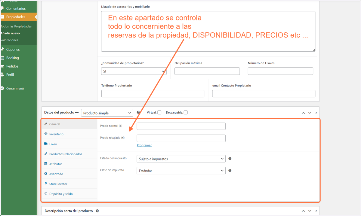 CODIFICACIÓN DATOS PROPIEDAD