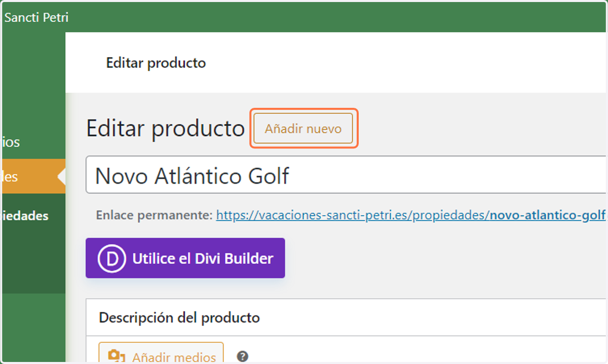 AÑADIR PROPIEDAD