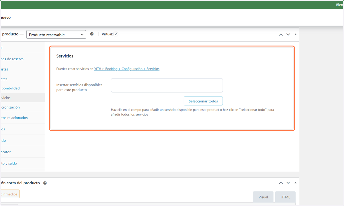 CONFIGURACION DE SERVICIOS
