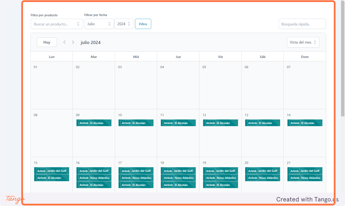 VISTA CALENDARIO