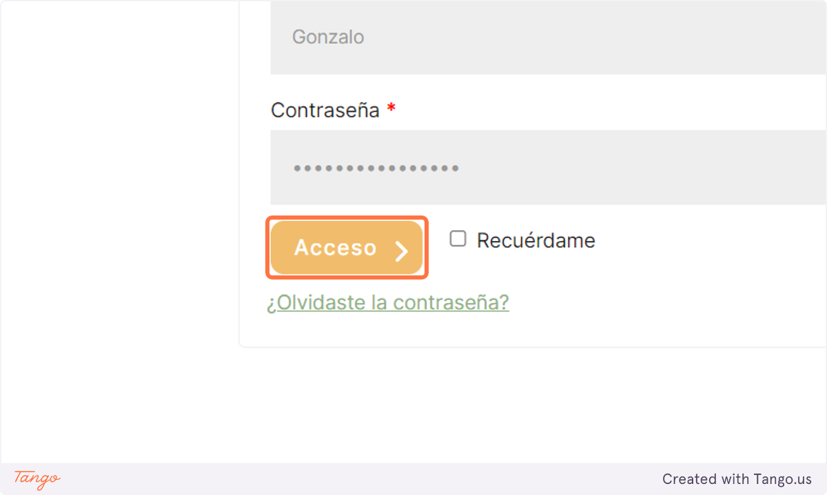 ACCESO AL PANEL DE CONTROL