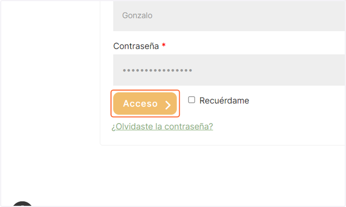 ACCESO AL PANEL DE CONTROL