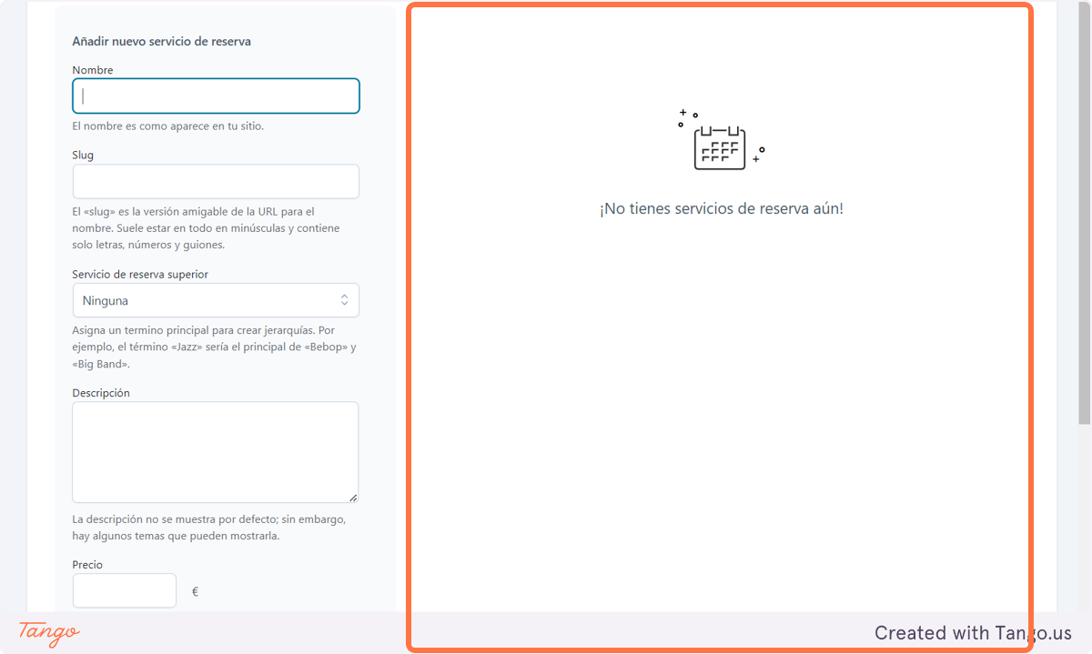 AÑADIR SERVICIOS