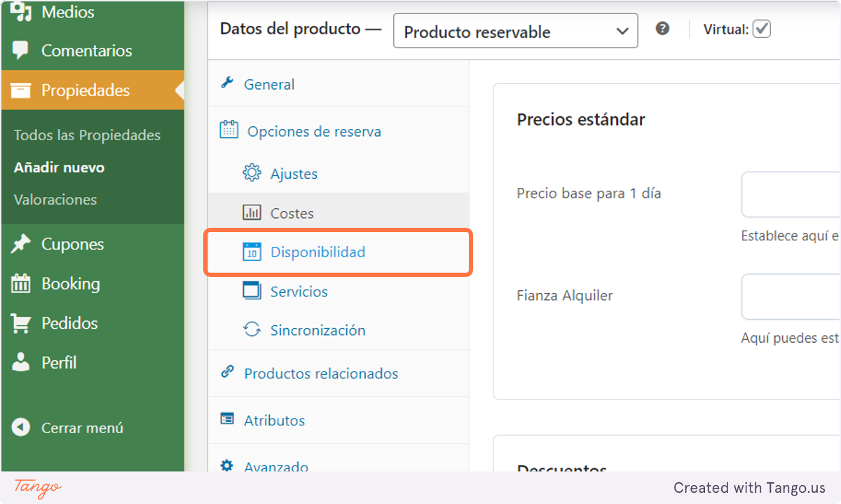 DISPONIBILIDAD