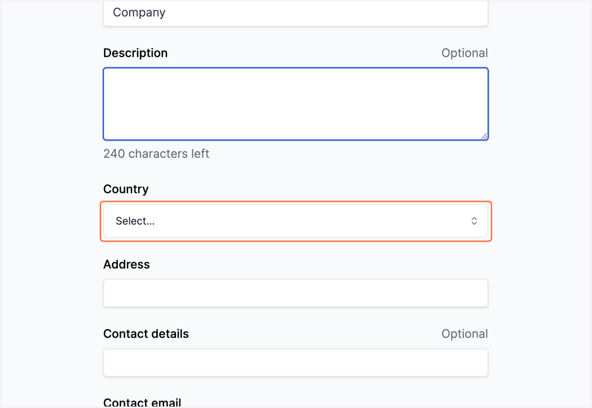 Select a Country