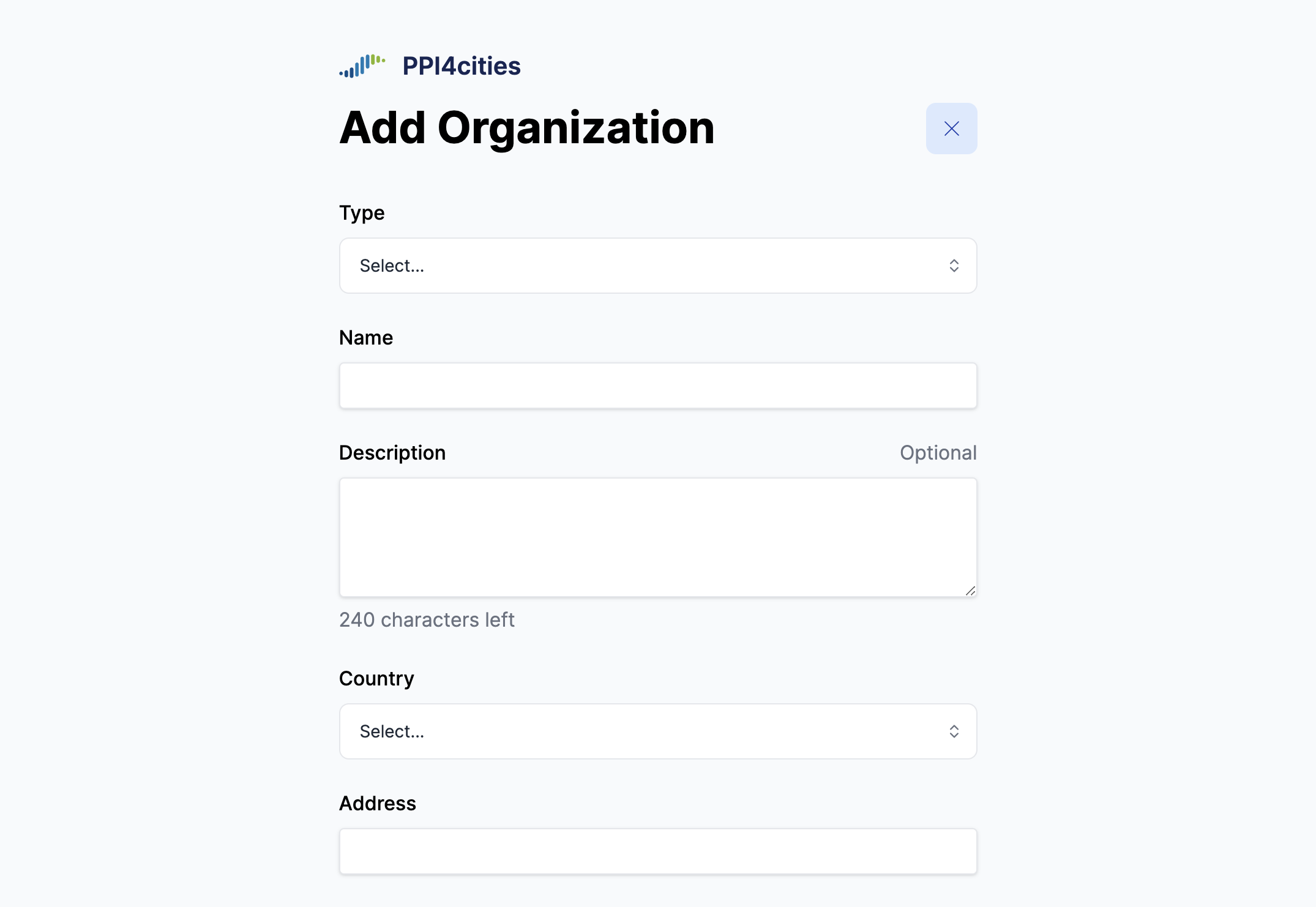 Select your Company type