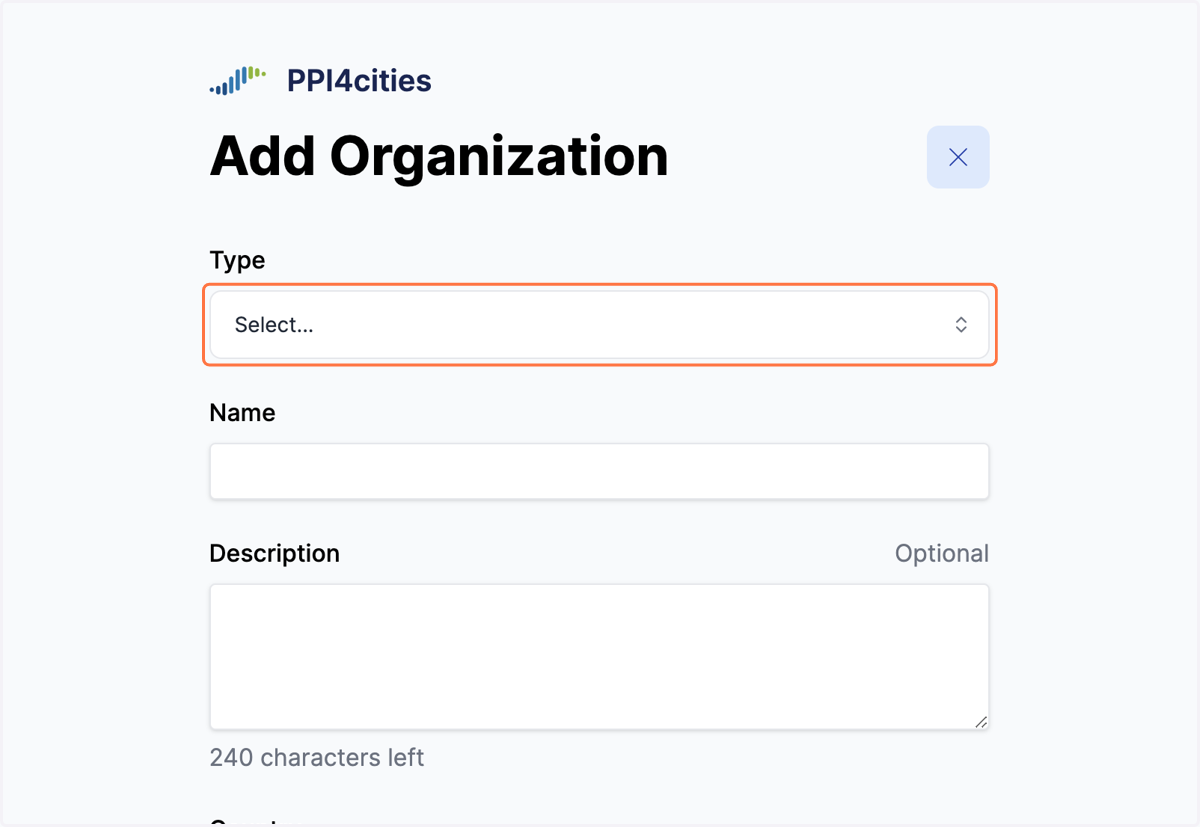 Select your Company type